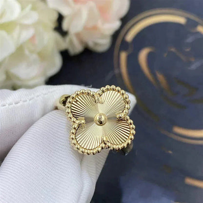 Pomuse CLOVER GOLD RING