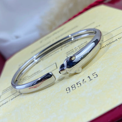 Pomuse PANTHERE SILBER OFFENES ARMBAND