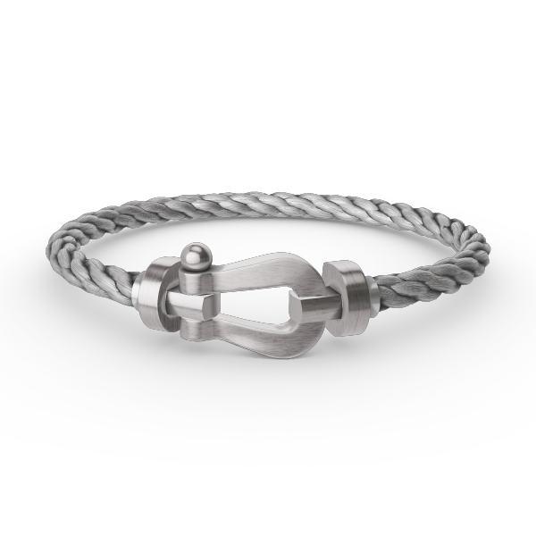 Pomuse FORCE LARGE HORSESHOE NO DIAMOND BRACELET SILVER