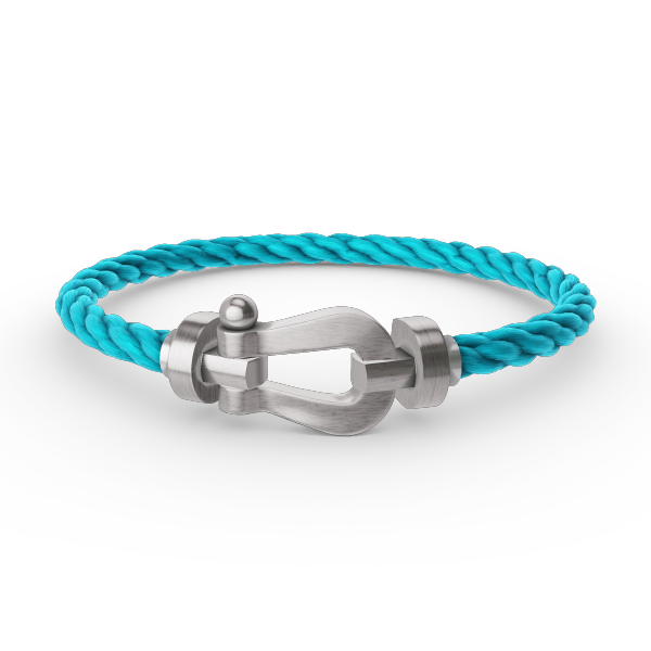 Pomuse FORCE LARGE HORSESHOE NO DIAMOND BRACELET SILVER