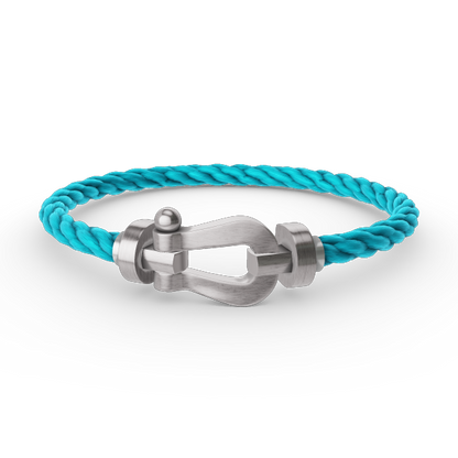 Pomuse FORCE LARGE HORSESHOE NO DIAMOND BRACELET SILVER