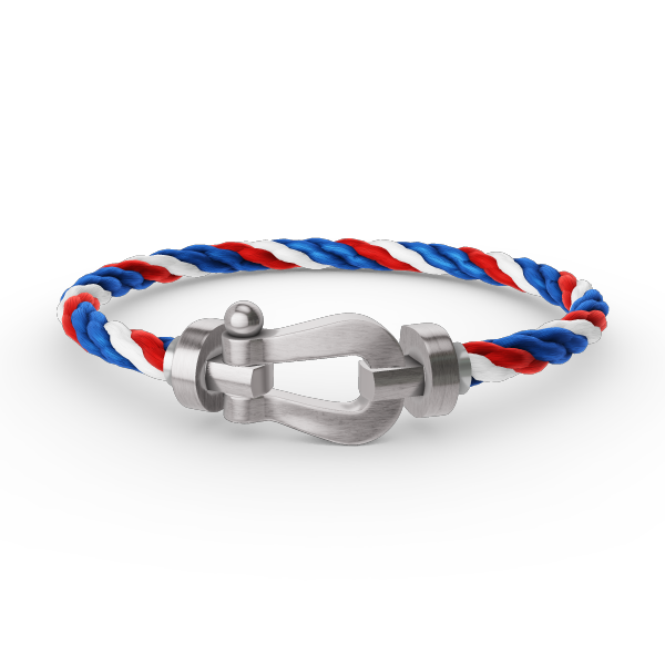 Pomuse FORCE LARGE HORSESHOE NO DIAMOND BRACELET SILVER