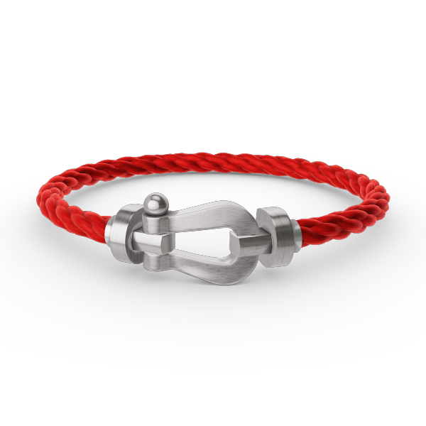 Pomuse FORCE LARGE HORSESHOE NO DIAMOND BRACELET SILVER