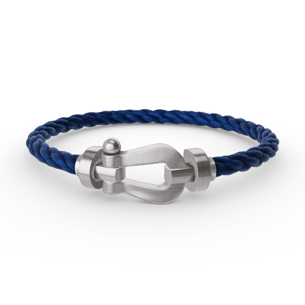 Pomuse FORCE LARGE HORSESHOE NO DIAMOND BRACELET SILVER