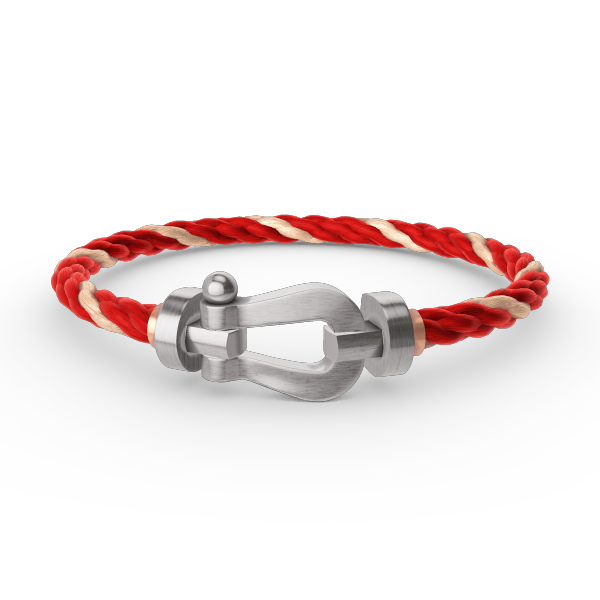 Pomuse FORCE LARGE HORSESHOE NO DIAMOND BRACELET SILVER
