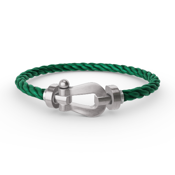 Pomuse FORCE LARGE HORSESHOE NO DIAMOND BRACELET SILVER