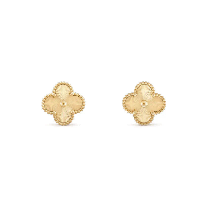 Pomuse CLOVER MEDIUM 1 MOTIFS LASER EARRINGS