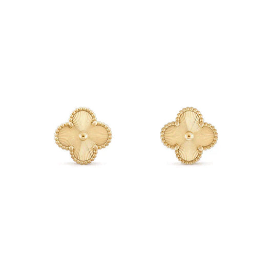 Pomuse CLOVER MEDIUM 1 MOTIFS LASER EARRINGS