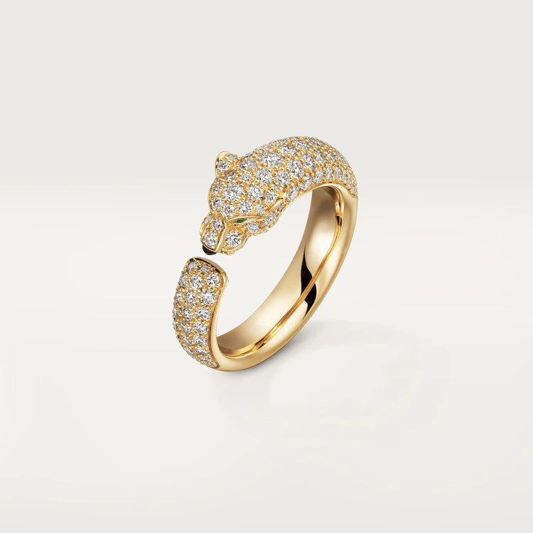 Pomuse PANTHERE PINK GOLD DIAMOND RING