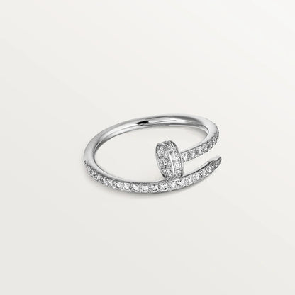 Pomuse JUSTE RING 1.8MM SILVER DIAMONDS